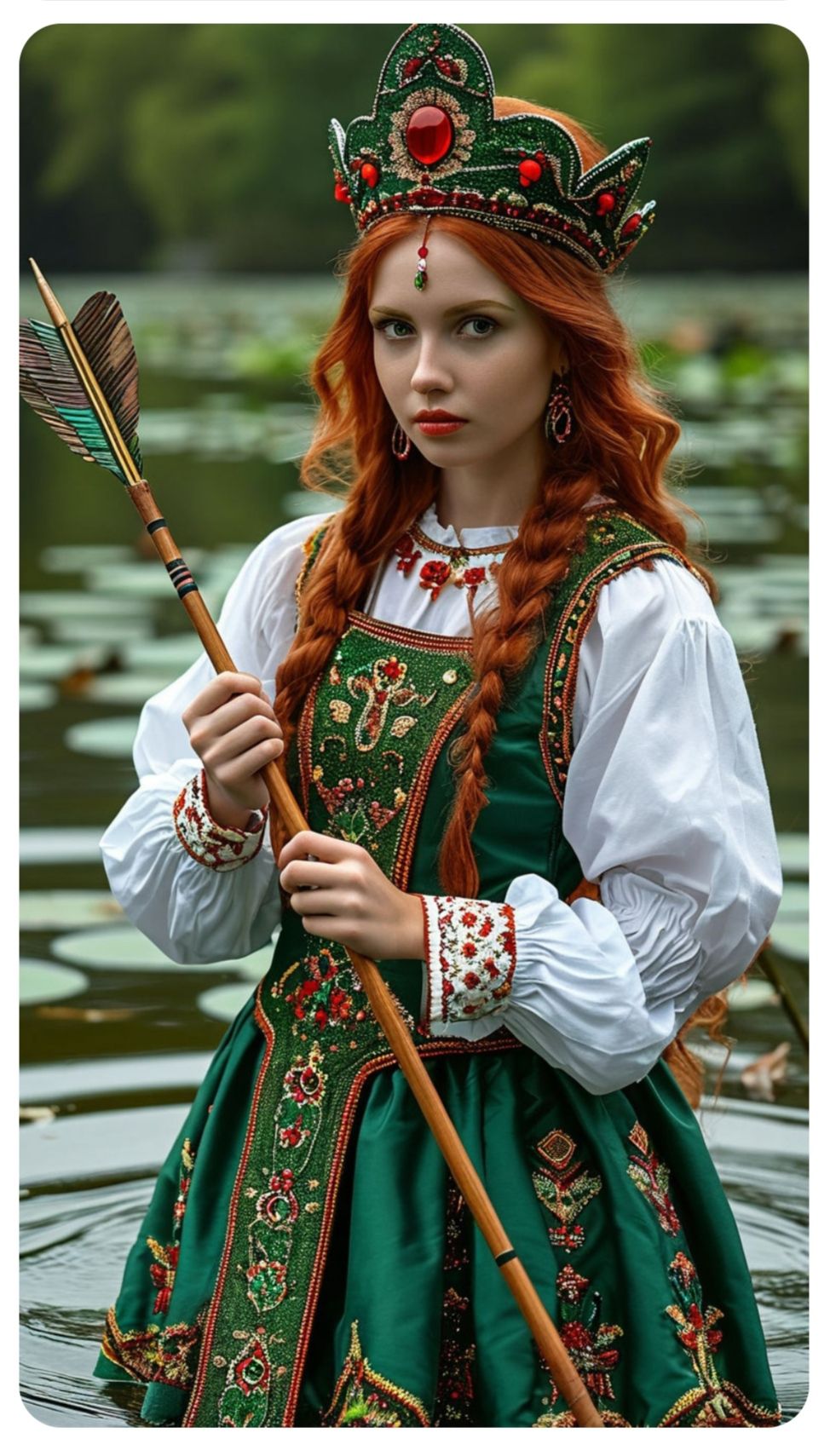 Nude girl Girls in Slavic costumes in Bhivandi